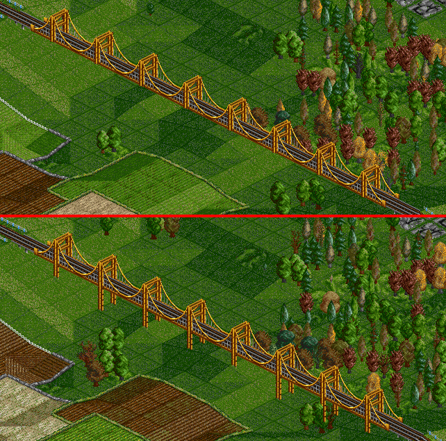 OpenTTD Bridge Pillars